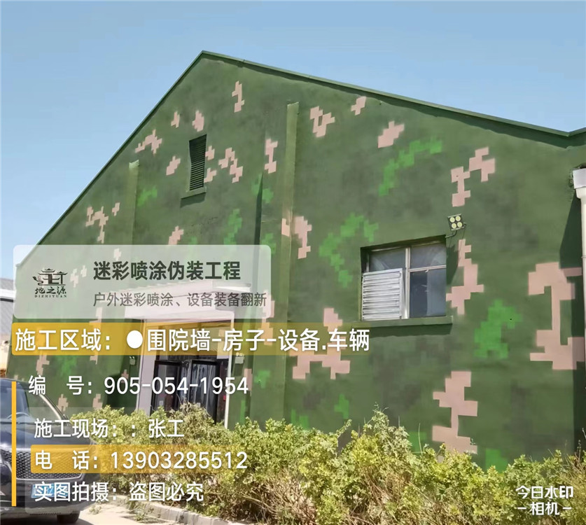 昌江外墙数码迷彩漆施工报价清单（100㎡标准墙面测算）